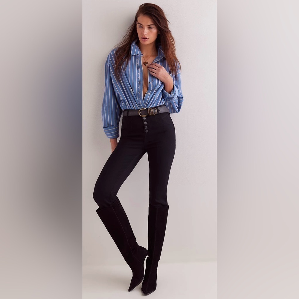 Free People We The Free Aura Slim Cigarette Jeans